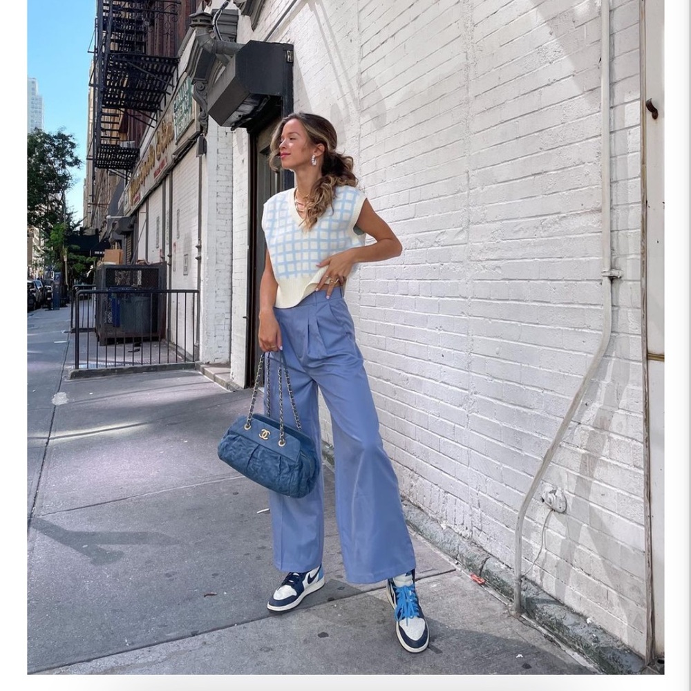 Girl Crush Gang recycled trousers blue - size 24
